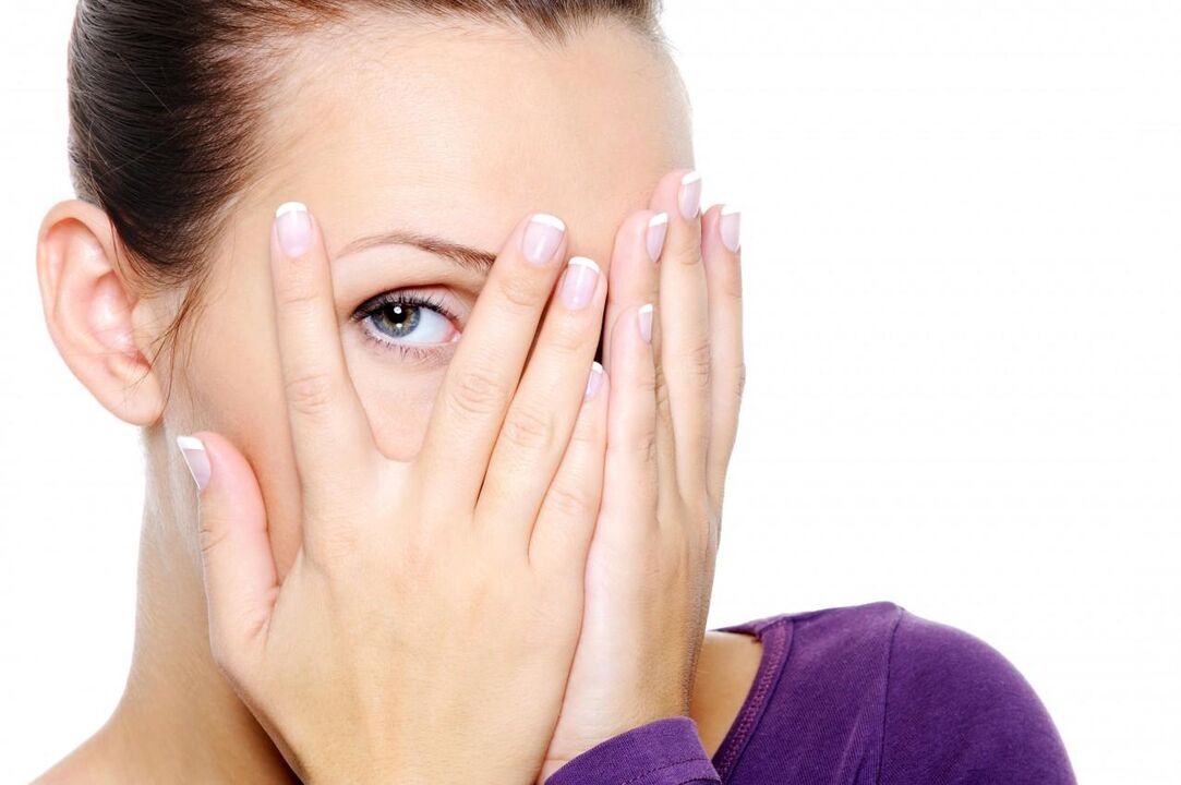 Exercise through your eyes through your fingers